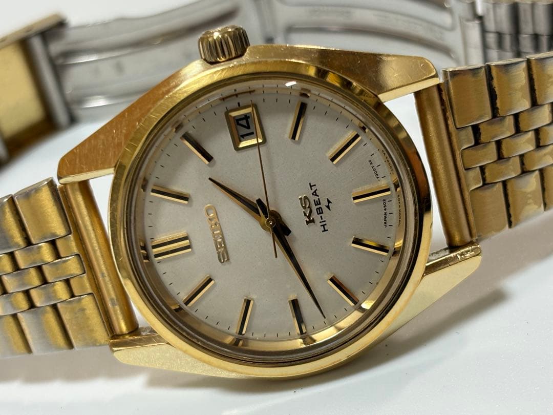 SEIKO キングセイコー 4502-7001 メンズ 手巻き HI-BEAT