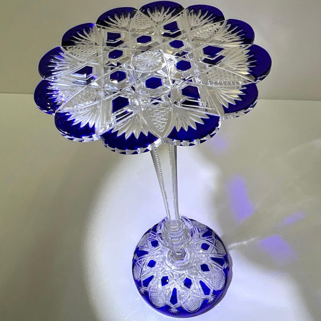 バカラ最高級シリーズ　ツァーシャンパンクープ　共箱　高さ27.3㎝