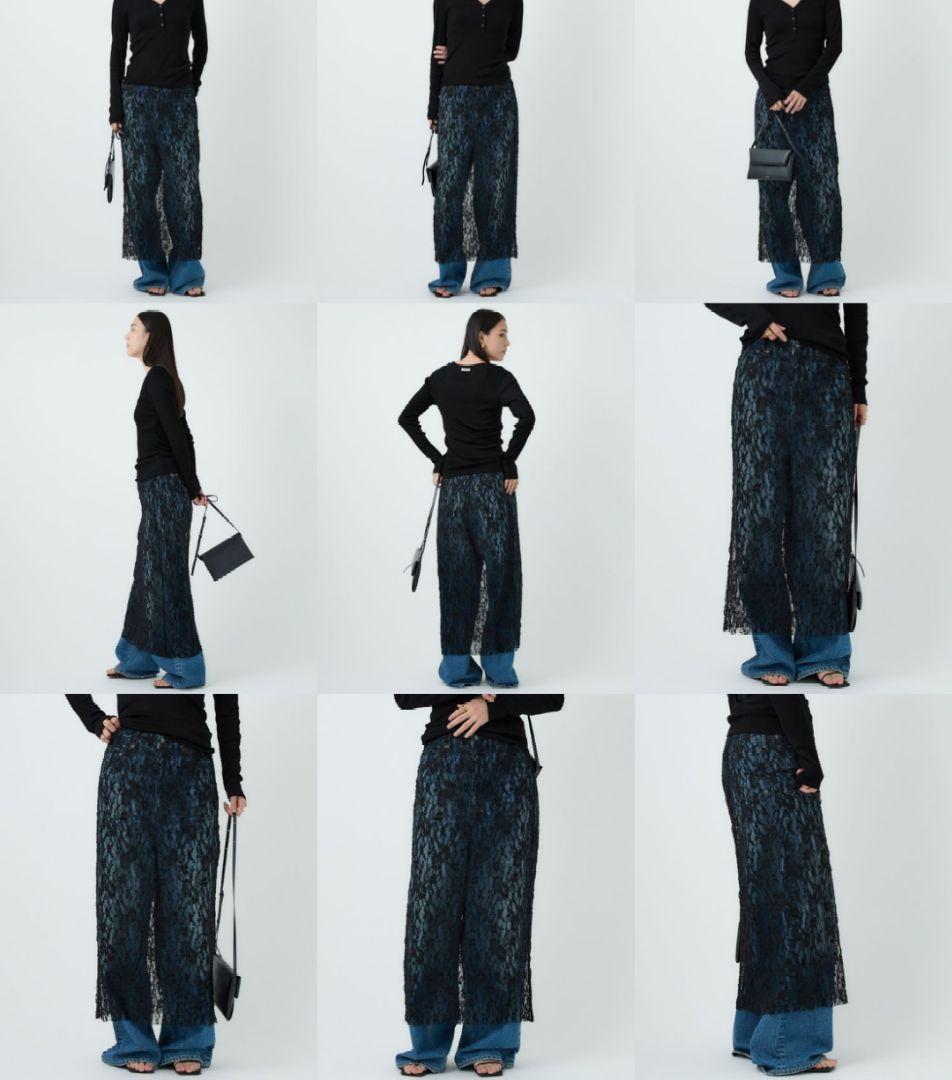 Chaos　完売　グラスレーススカート　ブラック