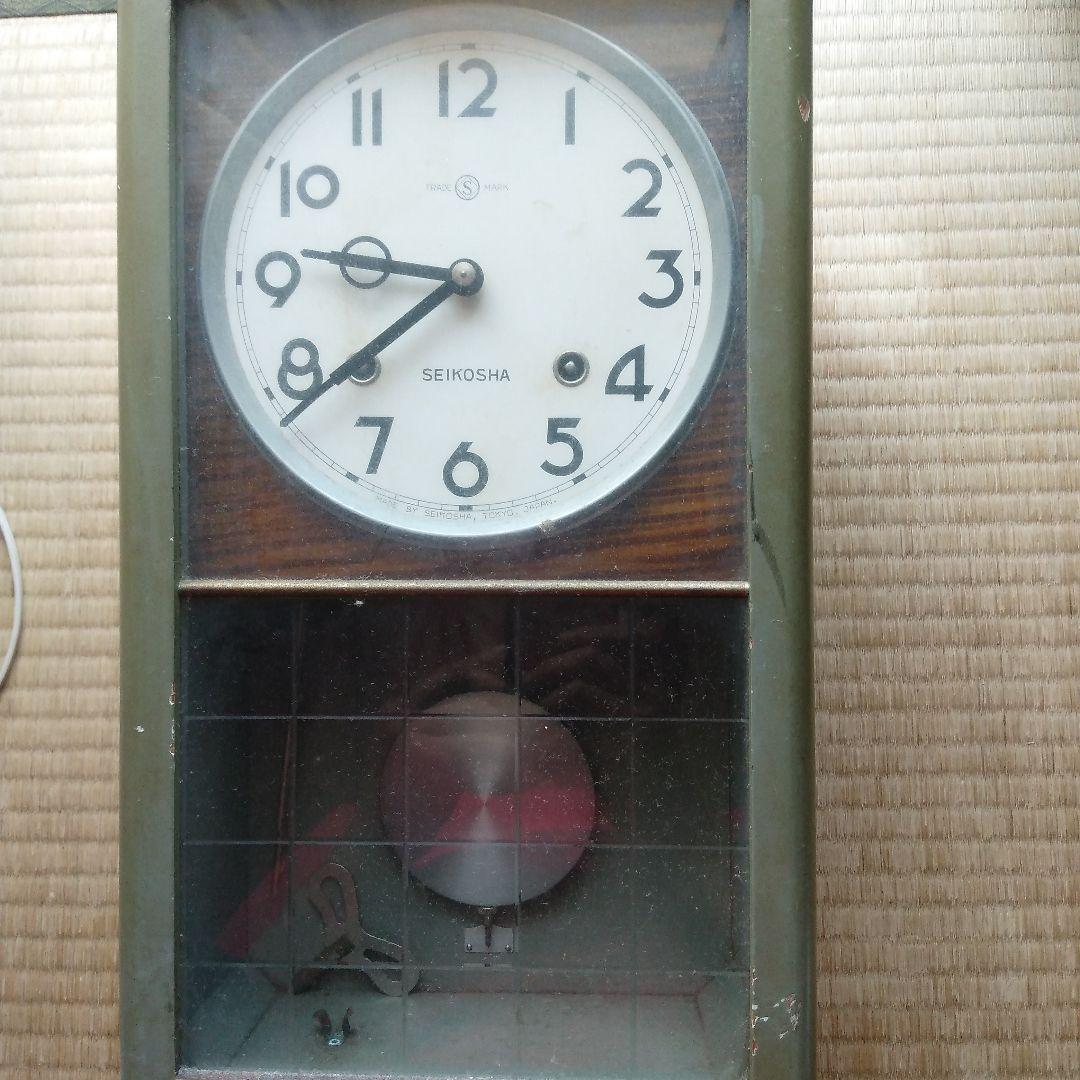 精工舎SEIKOSHA 木製掛時計