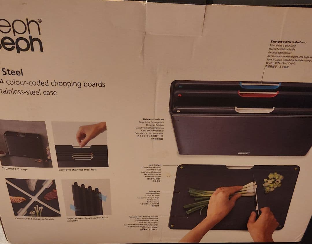 JosephJoseph カッティングボード　まな板　黒 JS-60171