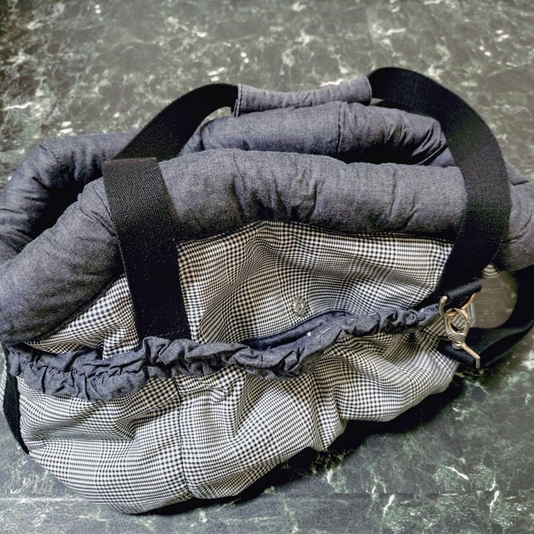 Luxe birdie ピクニックキャリー　モノトーン　斜め掛け可能　軽量