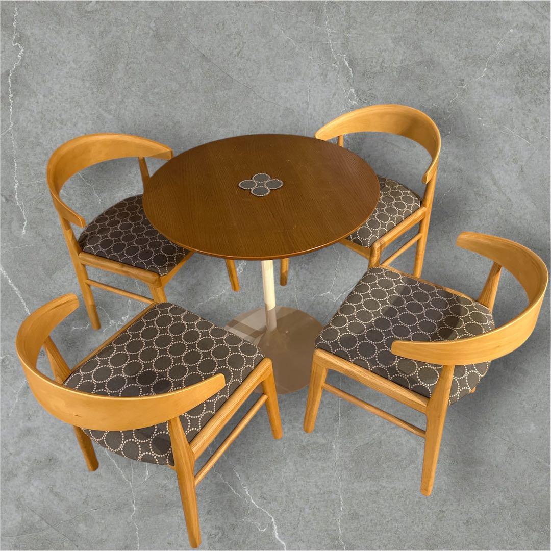 ミナペルホネン生地ダイニングチェア　ハンキング　掛けられるイスロボット掃除機対応