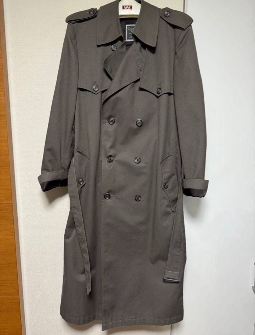 Christian Dior 80sトレンチコート グレー 映画使用
