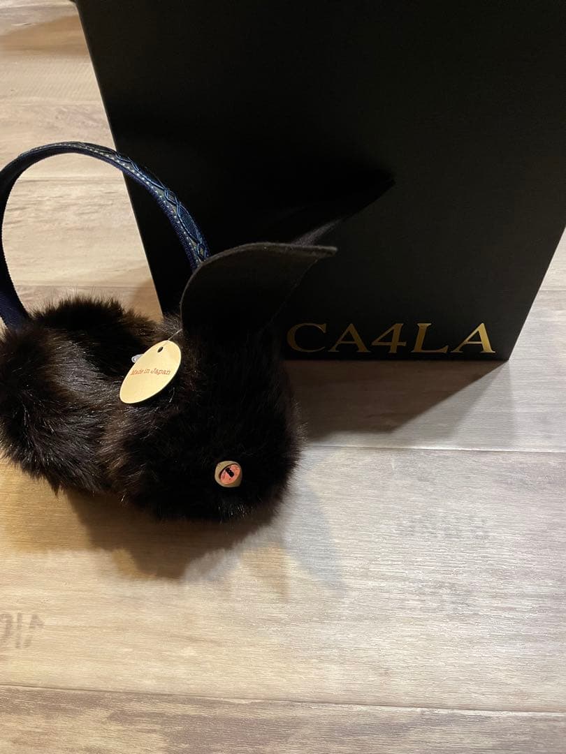 CA4LA ウサギ耳　ファー　イヤーマフ　ラパンイヤマフ