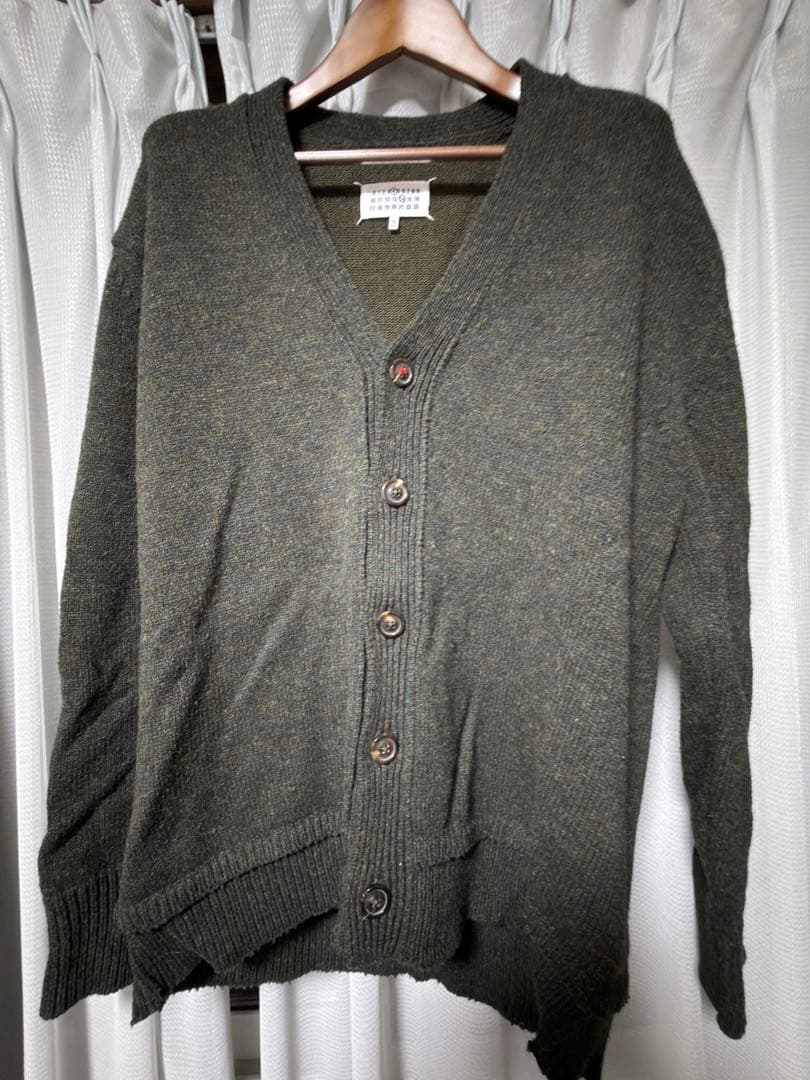 Maison Margiela 22aw エルボーパッチ カーディガン