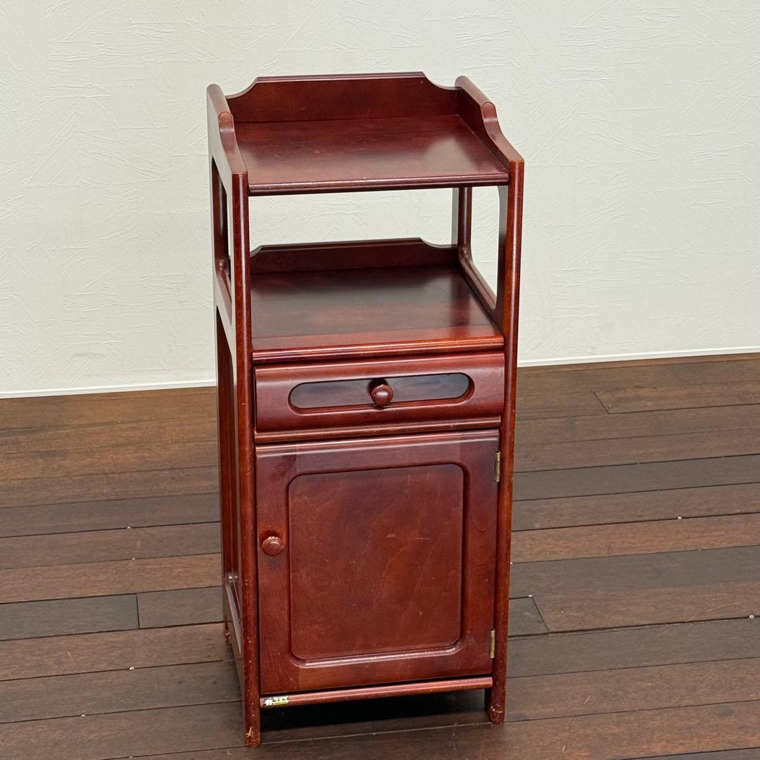 H19K79b カリモク 電話台 クラシック