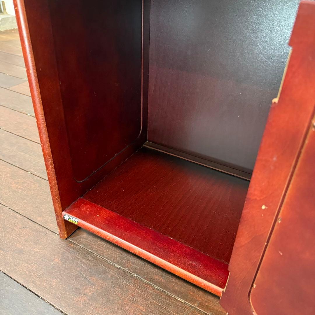 H19K79b カリモク 電話台 クラシック