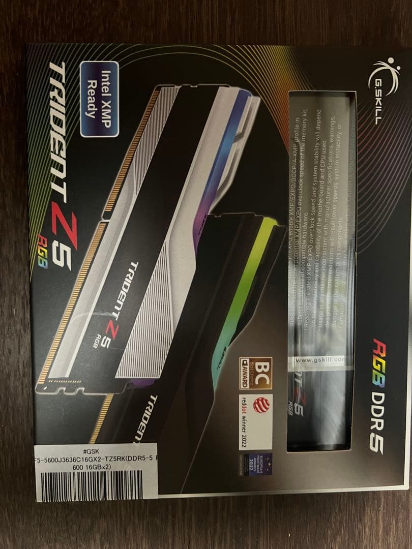 G.SKILL Trident Z5 RGB DDR5 16GB 2枚組