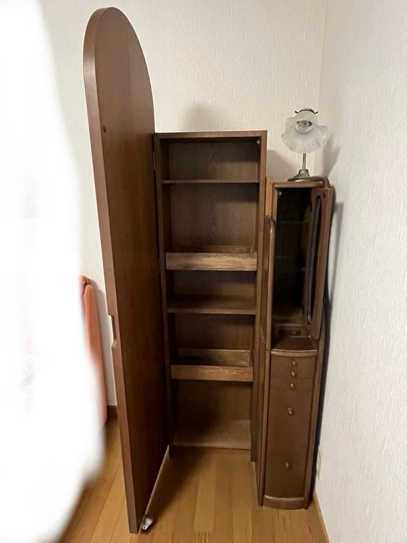 ドレッサー 姿見ドレッサー ヴィンテージドレッサー 木製 レトロ婚礼家具