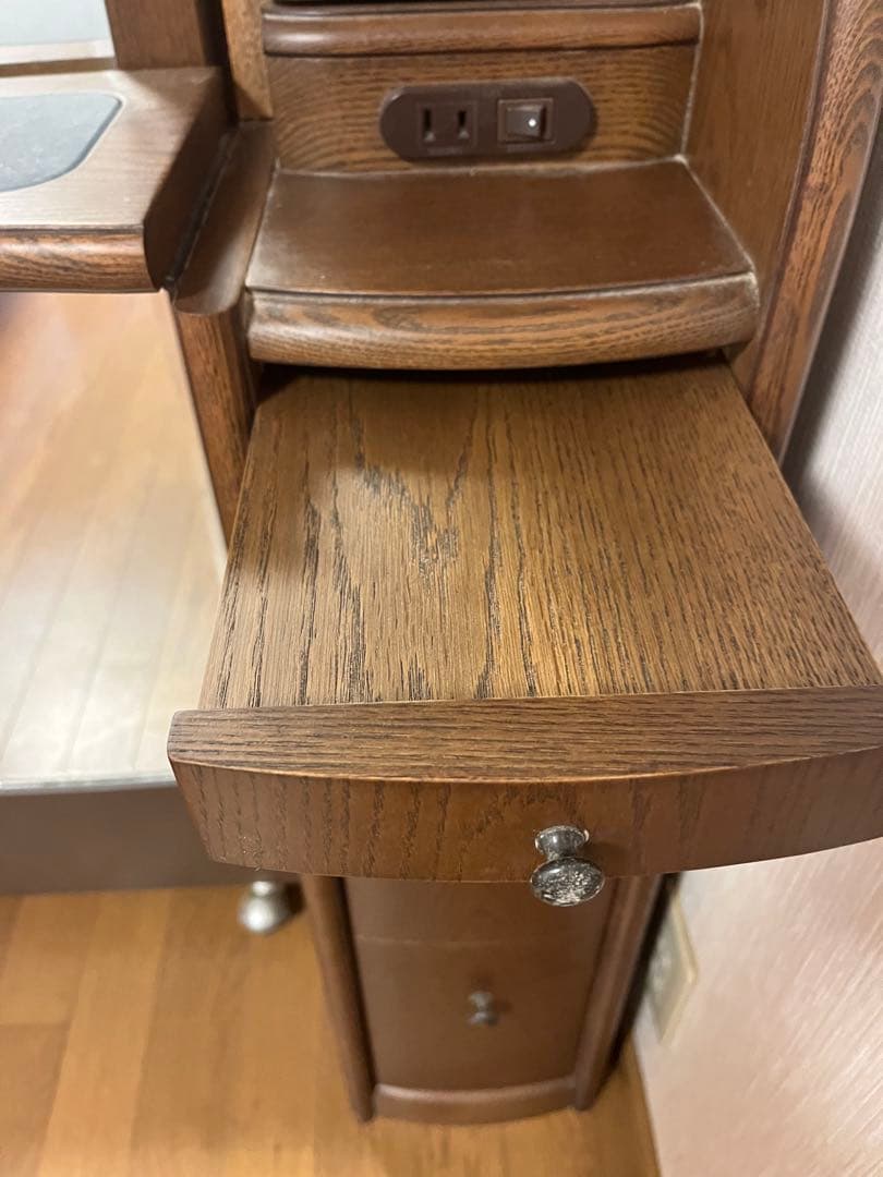 ドレッサー 姿見ドレッサー ヴィンテージドレッサー 木製 レトロ婚礼家具
