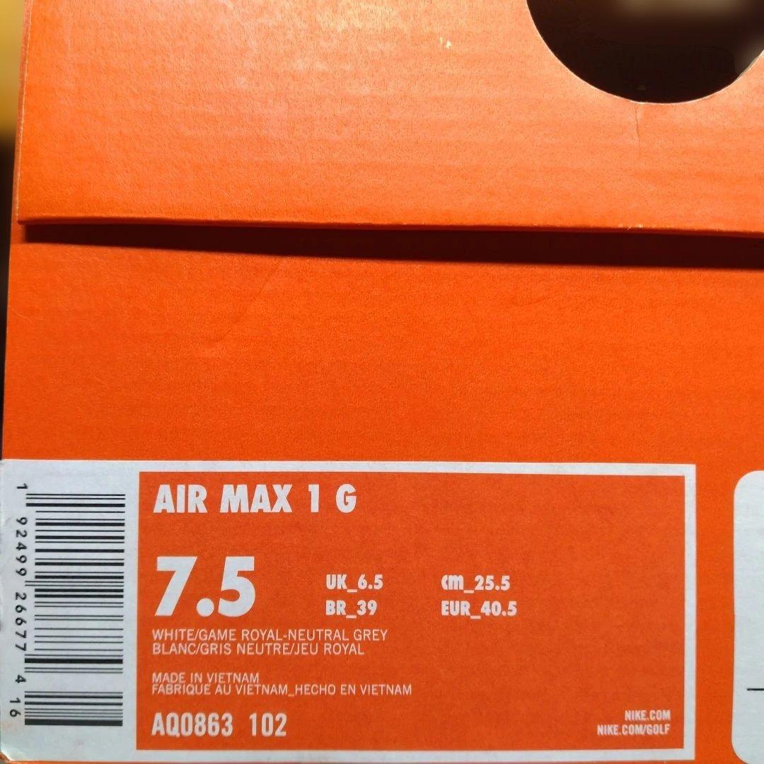 NikeAirMax ゴルフシューズ ホワイト/ブルー　AQ0863102　レア