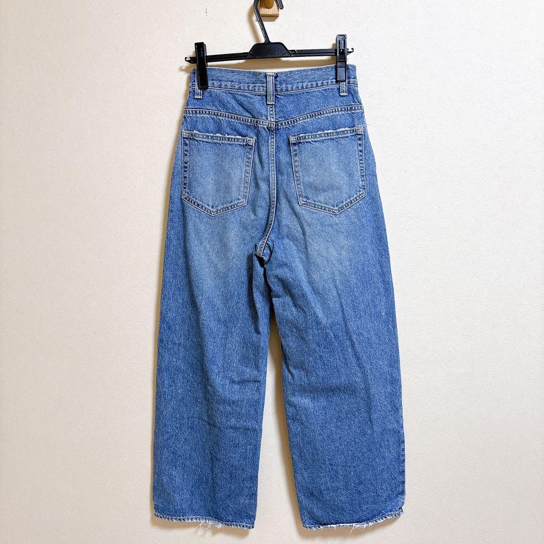 美品 Plage R’IAM WIDE デニム 36 ワイドデニム