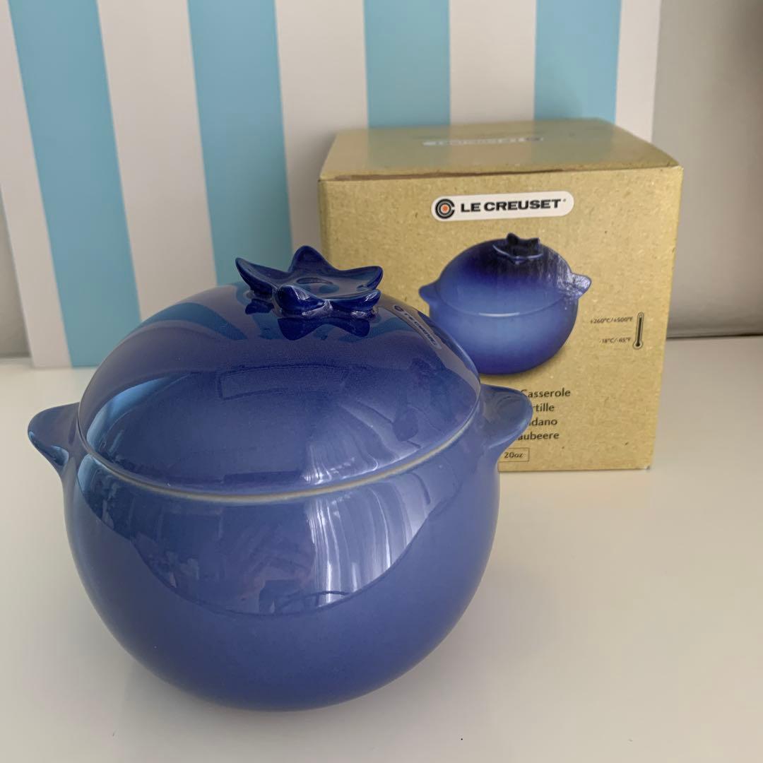 ルクルーゼ　プチブルーベリーキャセロール　ミニココット