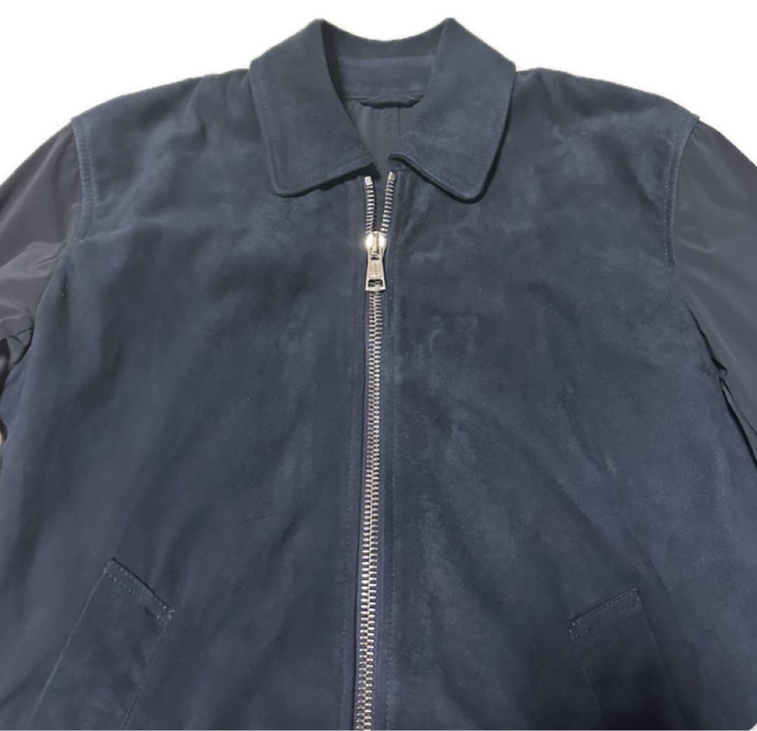 定価20万1piu1uguale3×EMMETI スウェードジャケット Ⅲ