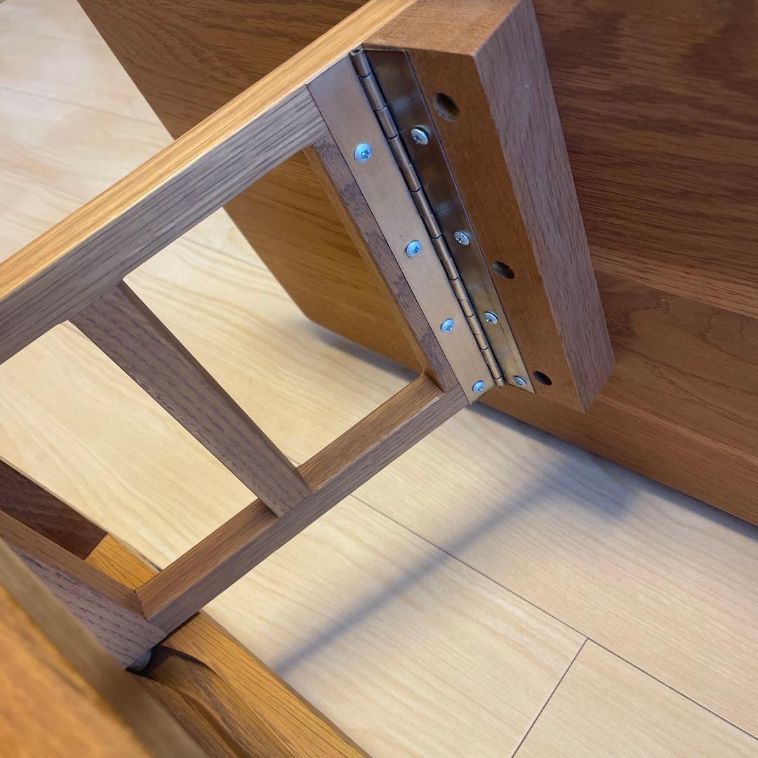 モモナチュラル ローテーブル昇降式