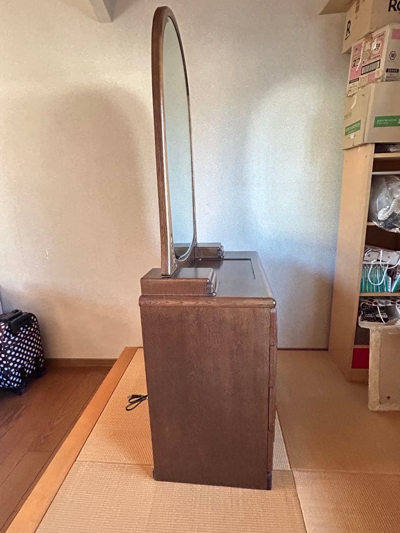 鏡台　ドレッサー　椅子付き　婚礼家具　レトロ家具　昭和レトロ　日本製