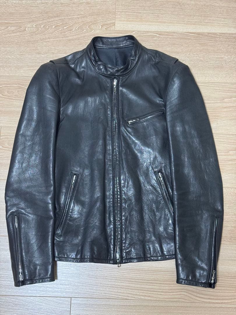 【美品】LITHIUM HOMME 42 リチウムオム シングルライダース