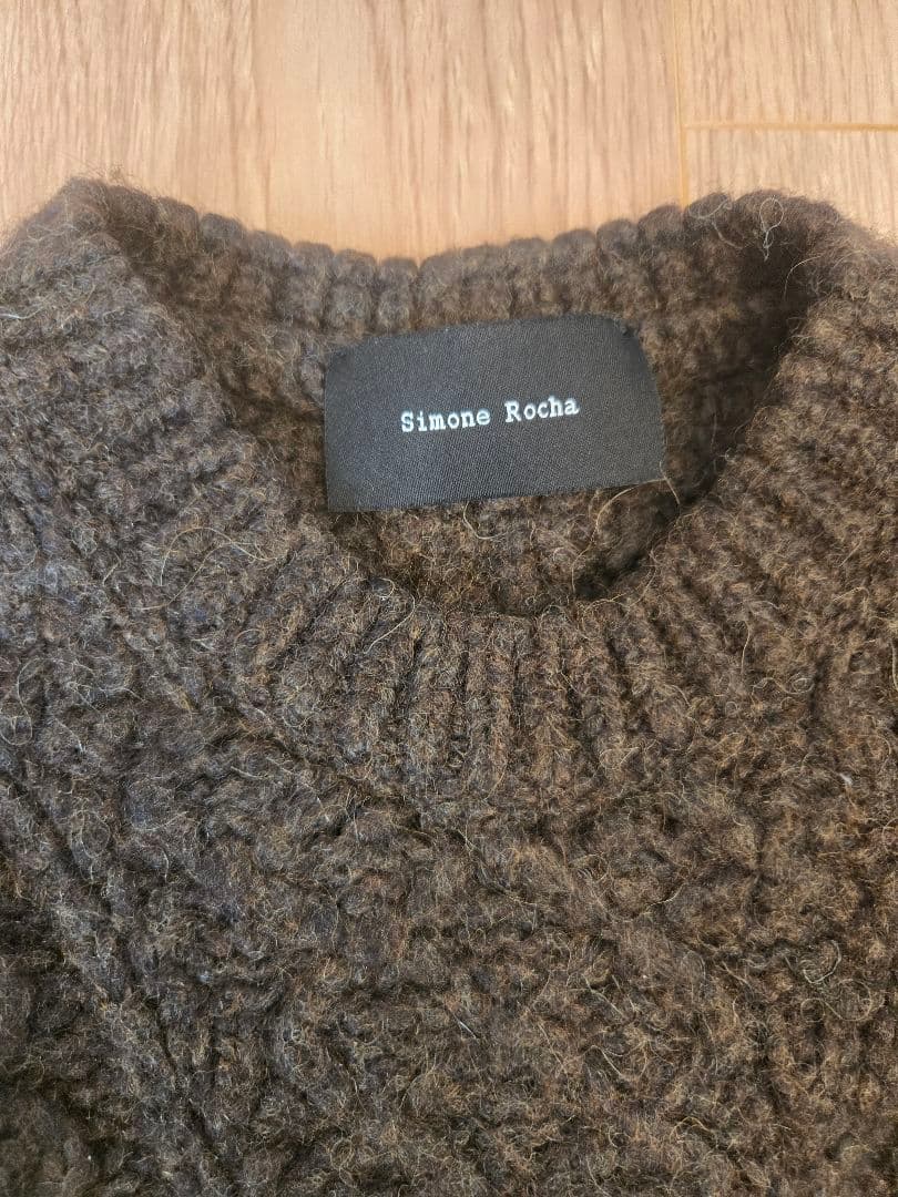 Simone Rocha ケーブルニットセーター