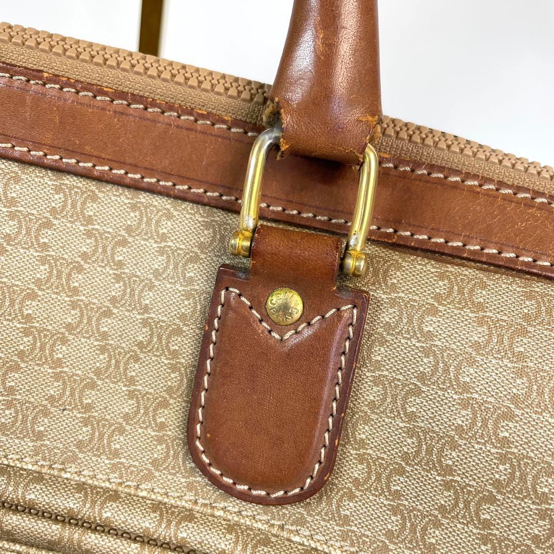 CELINE セリーヌ ボストンバッグ トリオンフ柄 PVC ユニセックス