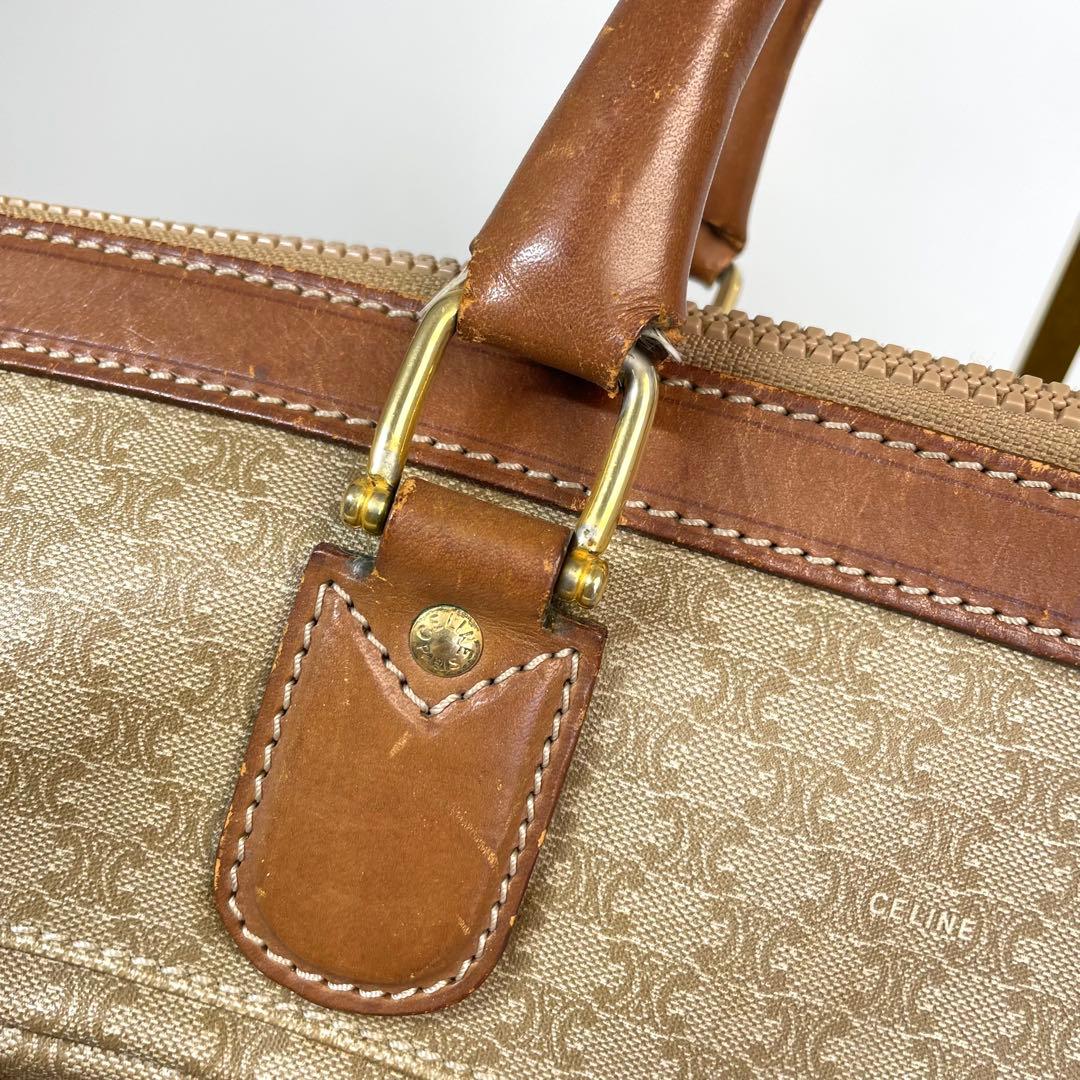 CELINE セリーヌ ボストンバッグ トリオンフ柄 PVC ユニセックス