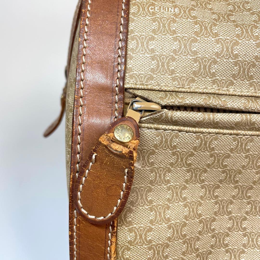 CELINE セリーヌ ボストンバッグ トリオンフ柄 PVC ユニセックス