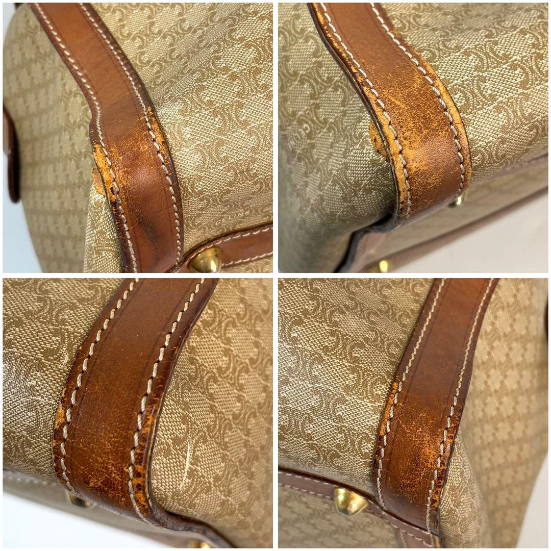 CELINE セリーヌ ボストンバッグ トリオンフ柄 PVC ユニセックス