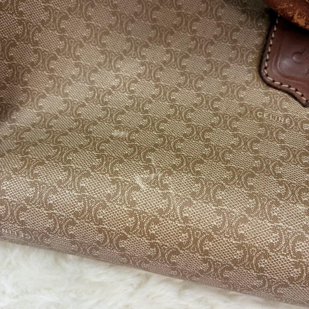 CELINE セリーヌ ボストンバッグ トリオンフ柄 PVC ユニセックス