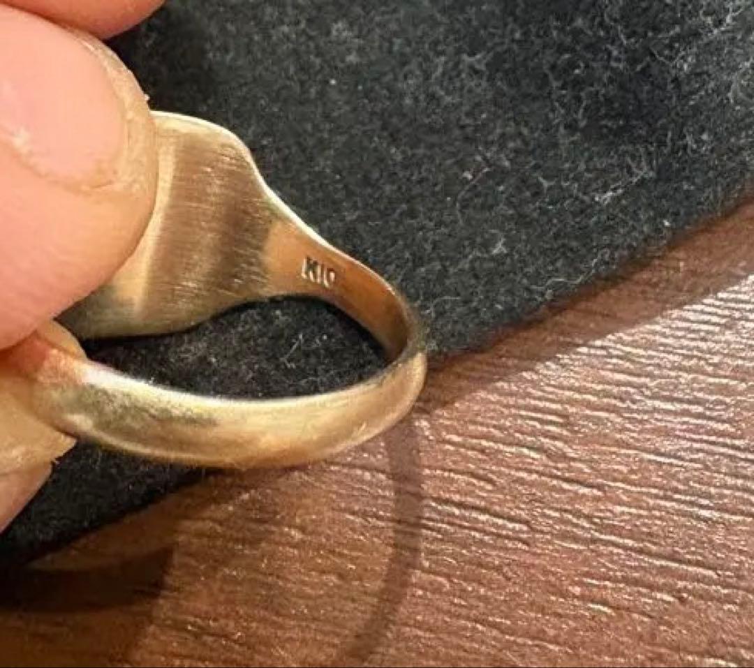 10K金シグネットリング19号