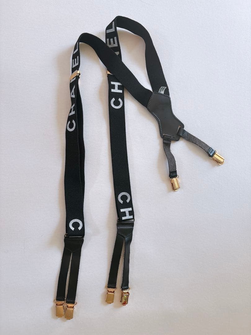シャネル CHANEL ヴィンテージ サスペンダー レア