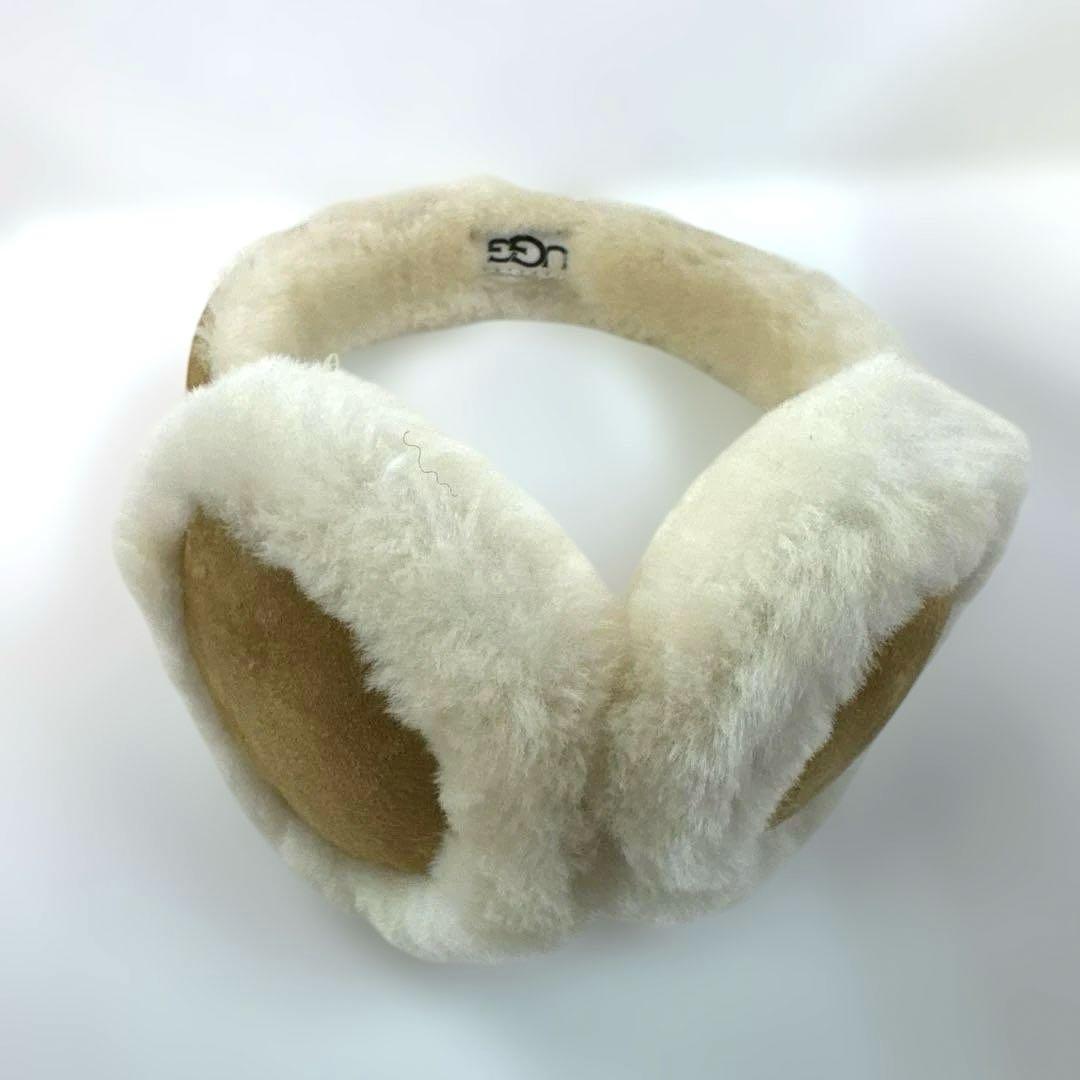 UGG ファー　イヤーマフ　耳当て　ヘッドフォン　Bluetooth ベージュ