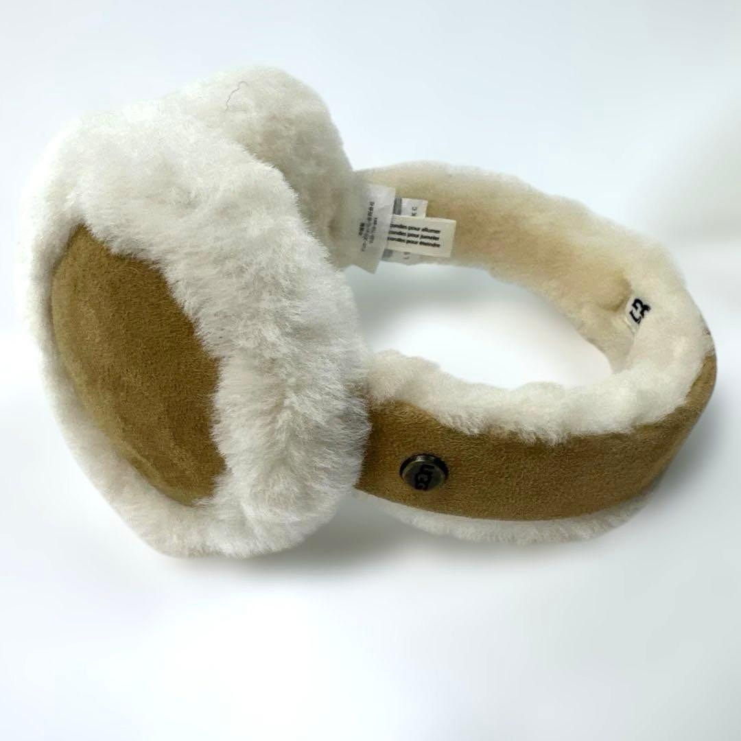 UGG ファー　イヤーマフ　耳当て　ヘッドフォン　Bluetooth ベージュ