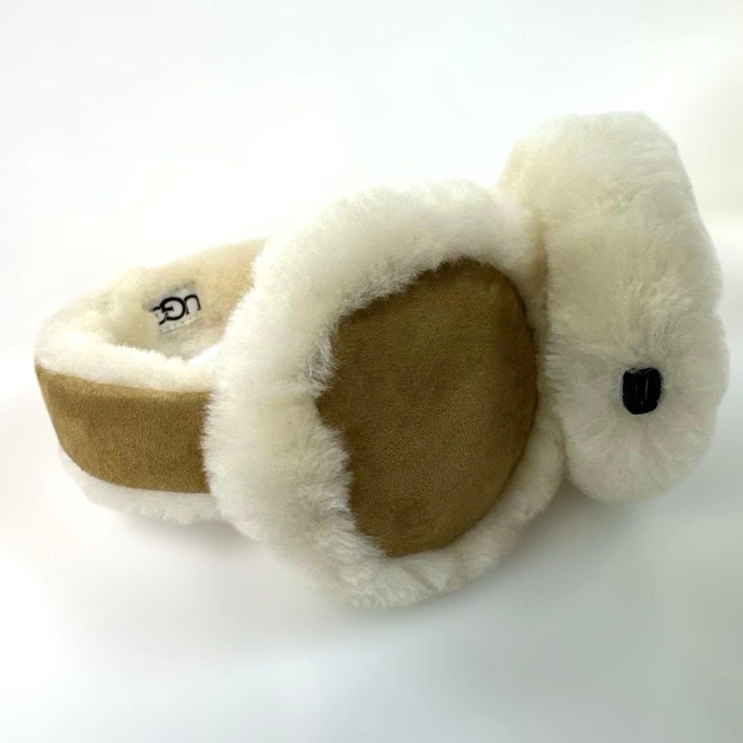 UGG ファー　イヤーマフ　耳当て　ヘッドフォン　Bluetooth ベージュ