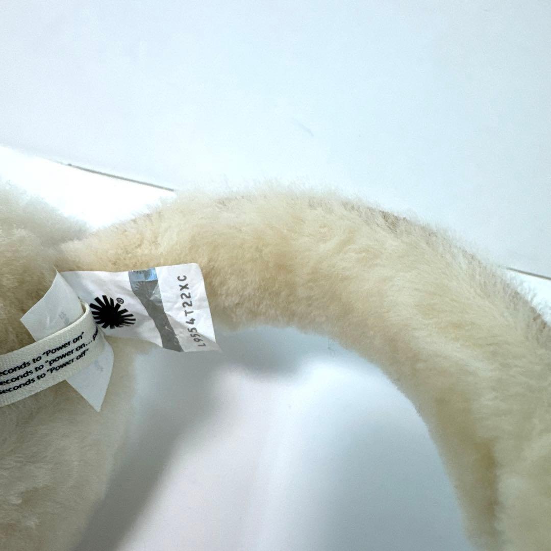 UGG ファー　イヤーマフ　耳当て　ヘッドフォン　Bluetooth ベージュ