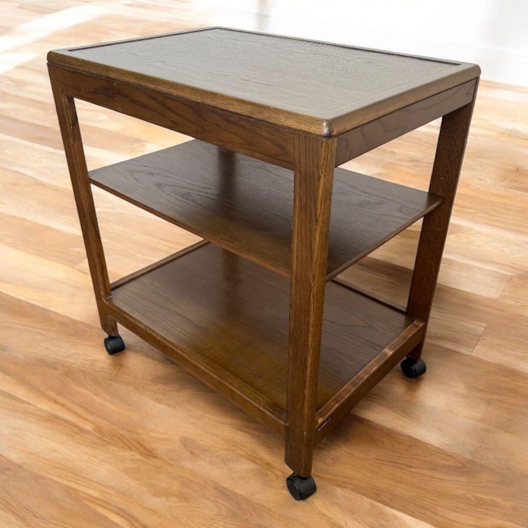 karimoku 木製 ヴィンテージ キッチンワゴン AS6116