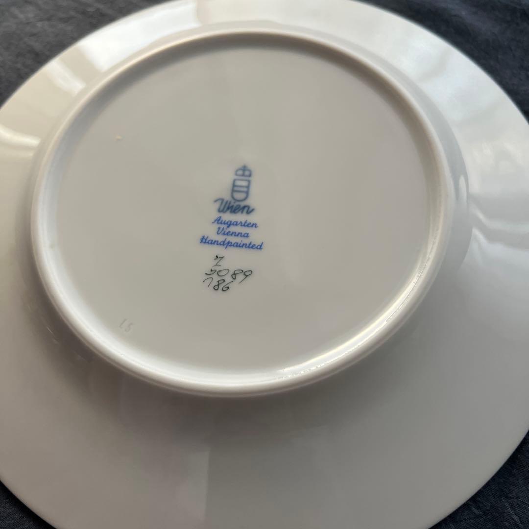 アウガルテン　ウィンナーローズ　プレート　2枚　皿