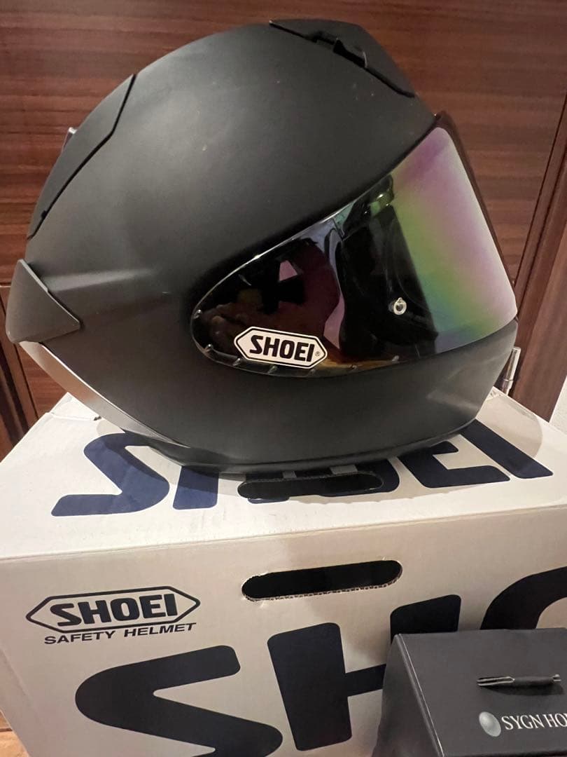 SHOEI X-Fifteen B+COM6xセット　純正ミラーシールド付き