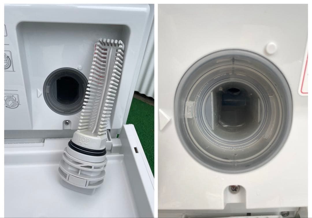 938パナソニック キューブル おしゃれマットホワイト ドラム式洗濯乾燥機 単身