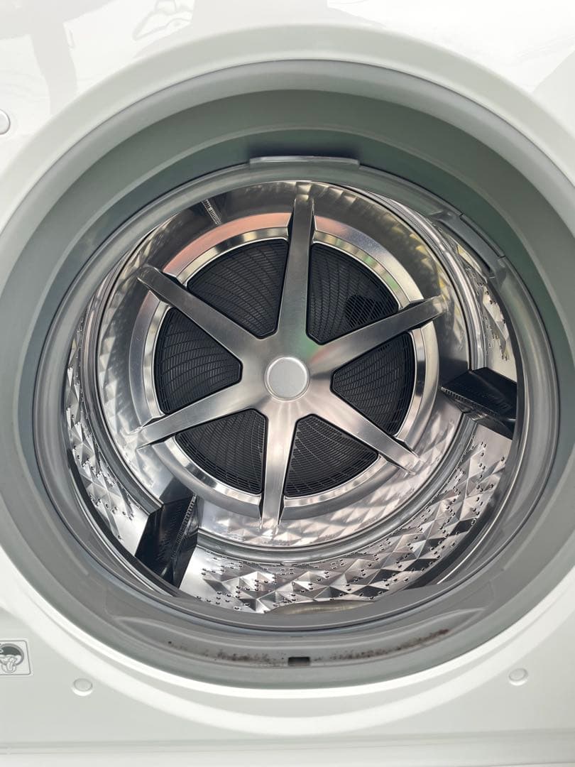 938パナソニック キューブル おしゃれマットホワイト ドラム式洗濯乾燥機 単身