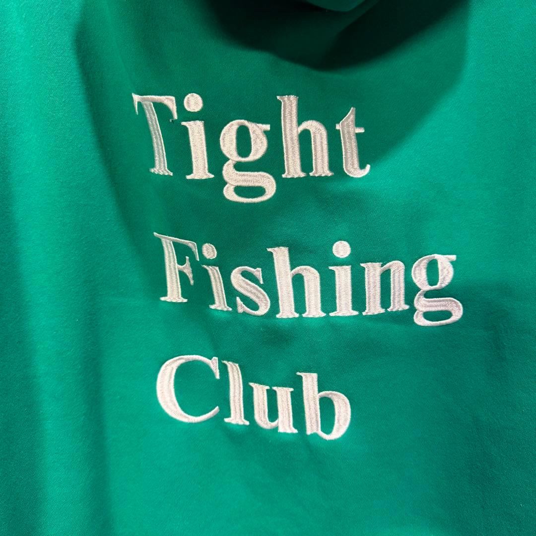 tightbooth chaos fishing club パーカー　緑　L