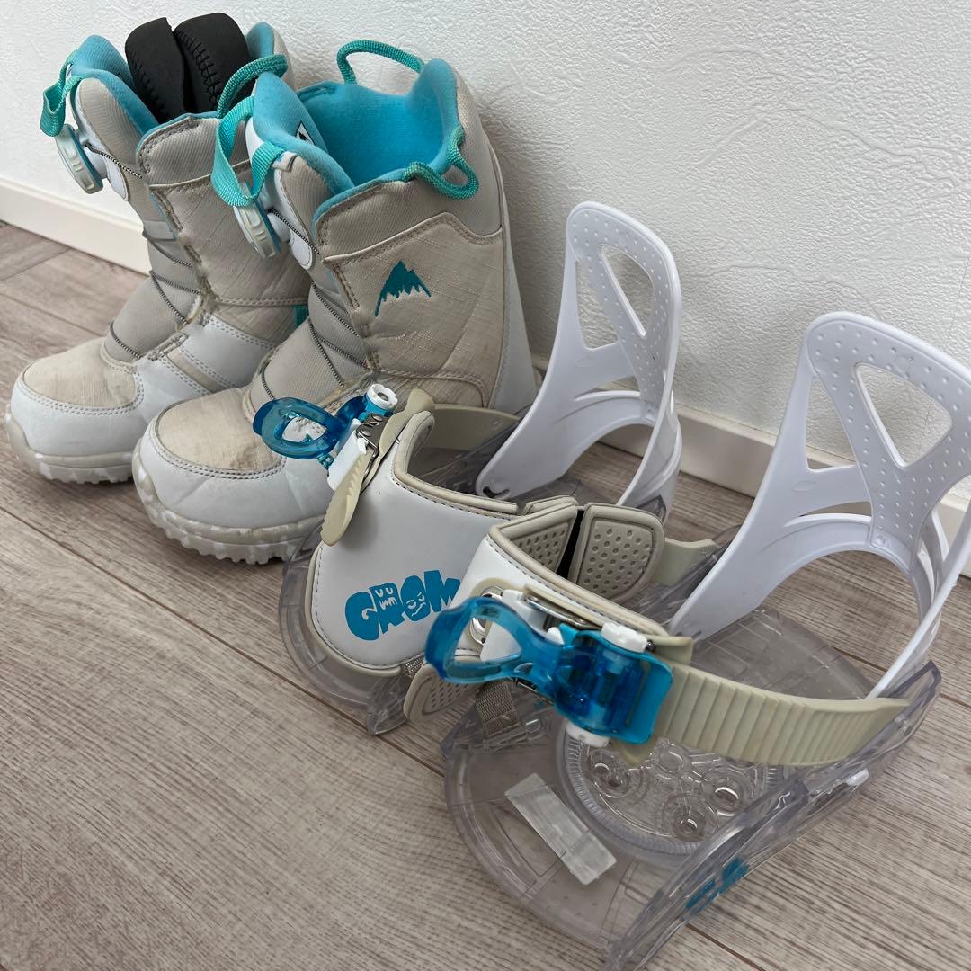 ゴ*太様 BURTONブーツ＆バインディングセット GROM キッズXS