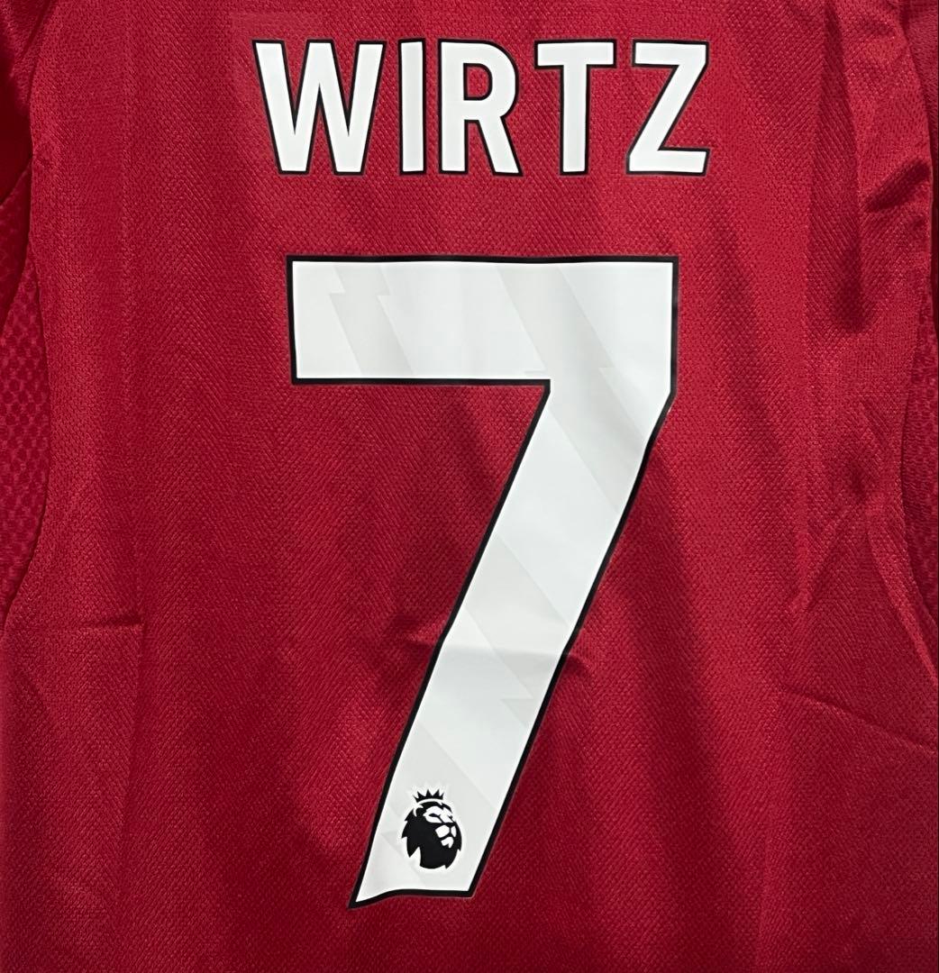 adidas リバプール FC 25-26 ホーム ユニフォーム 7番 ヴィルツ