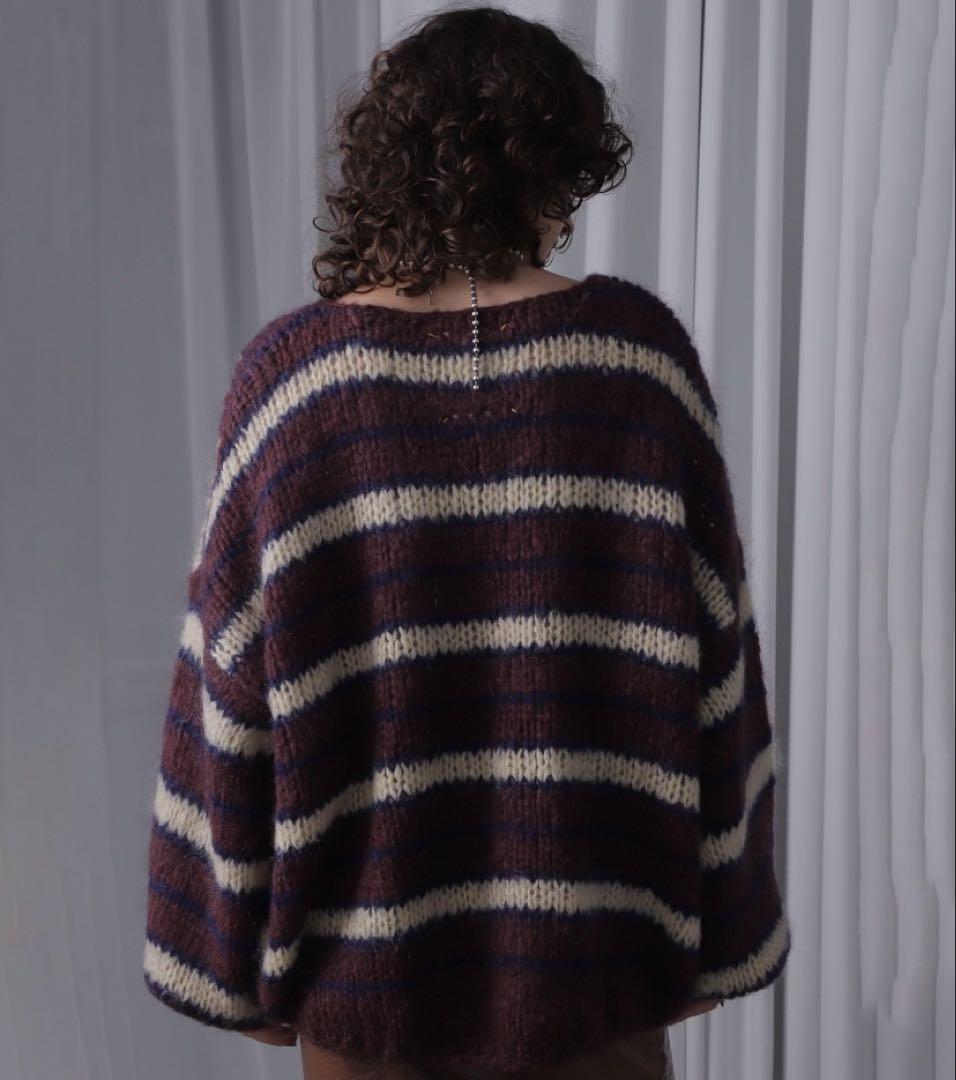 (mici)モヘアミックスオーバーニット