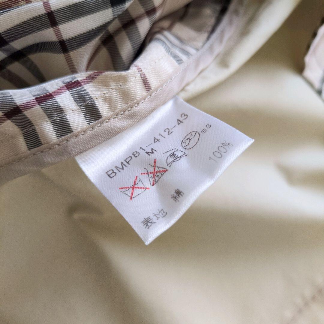 バーバリー　国内正規品　ショートトレンチコート　春秋　ノバチェック　メンズ