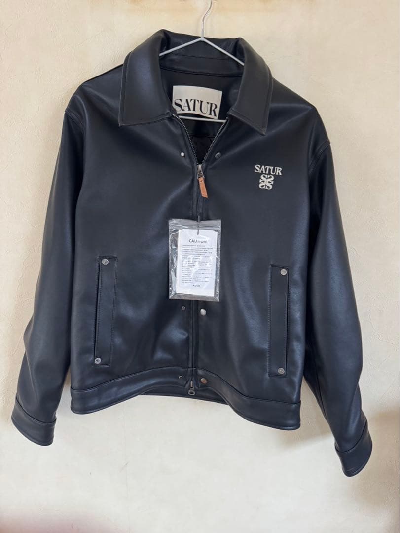 SATUR レザーカラージャケット