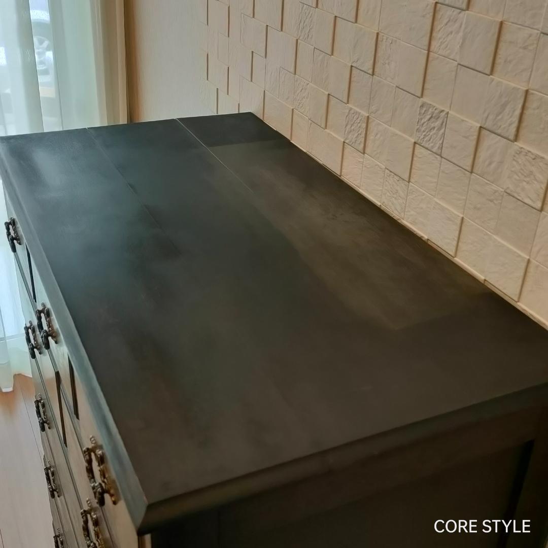 アンティーク　ハイチェスト　箪笥　６段　9杯