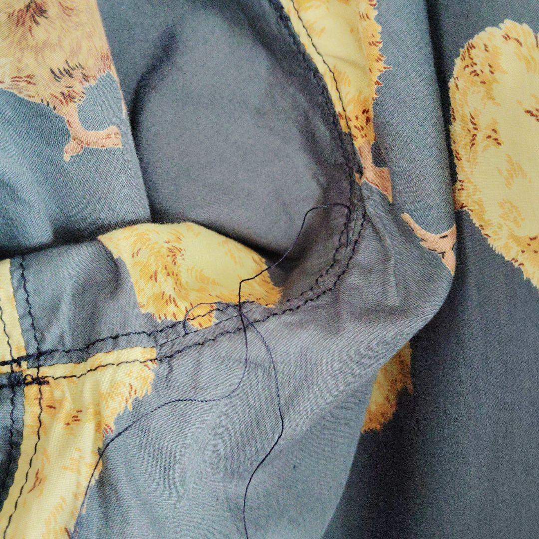 ピンクハウス カールヘルム ひよこ総柄 デニムブルゾン パーカー 刺繍 90s