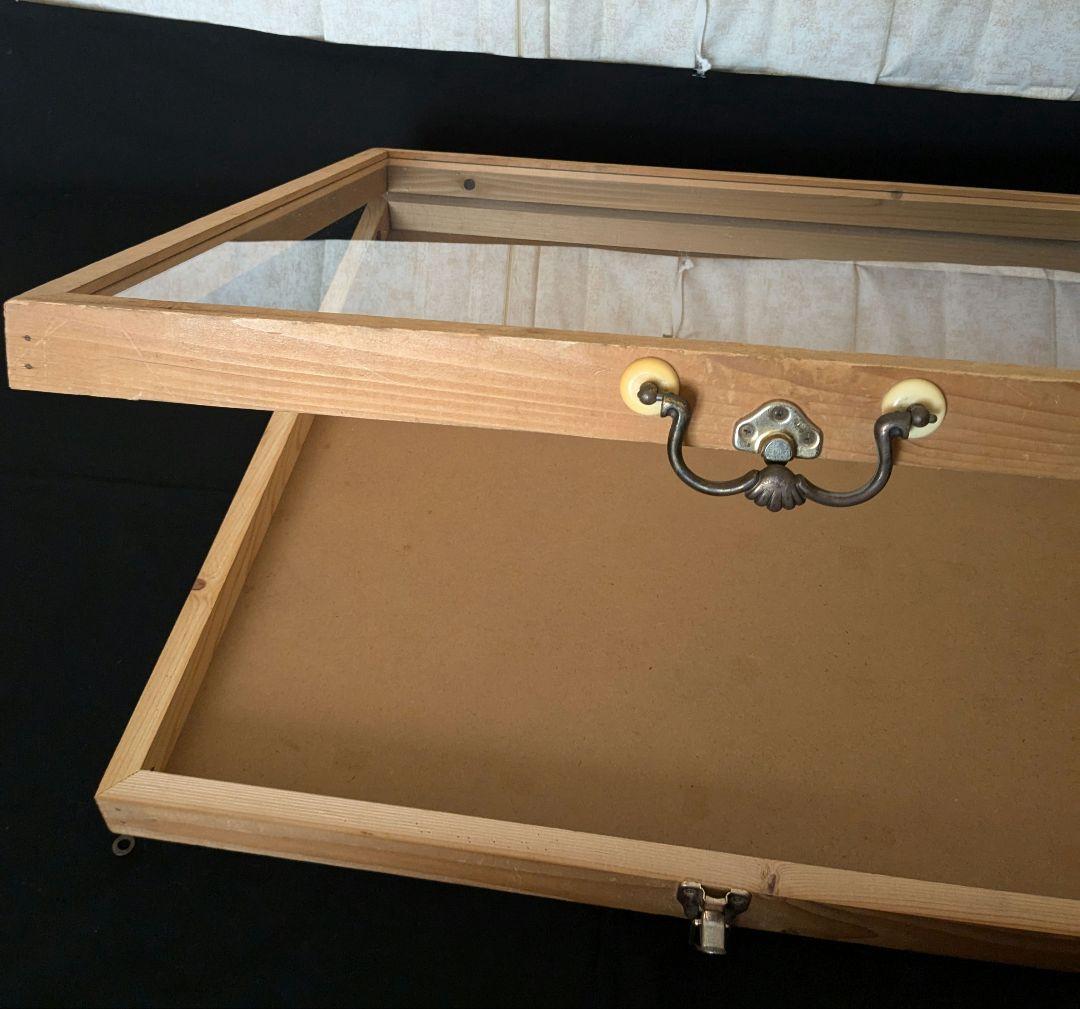 大型USA アンティーク　ガラスショーケース　ジュエリーケース　showcase