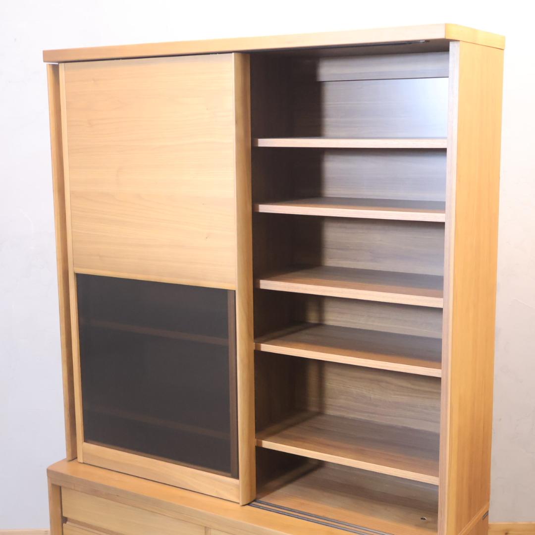 karimoku カリモク ウォールナット材 食器棚 カップボード キッチン収納