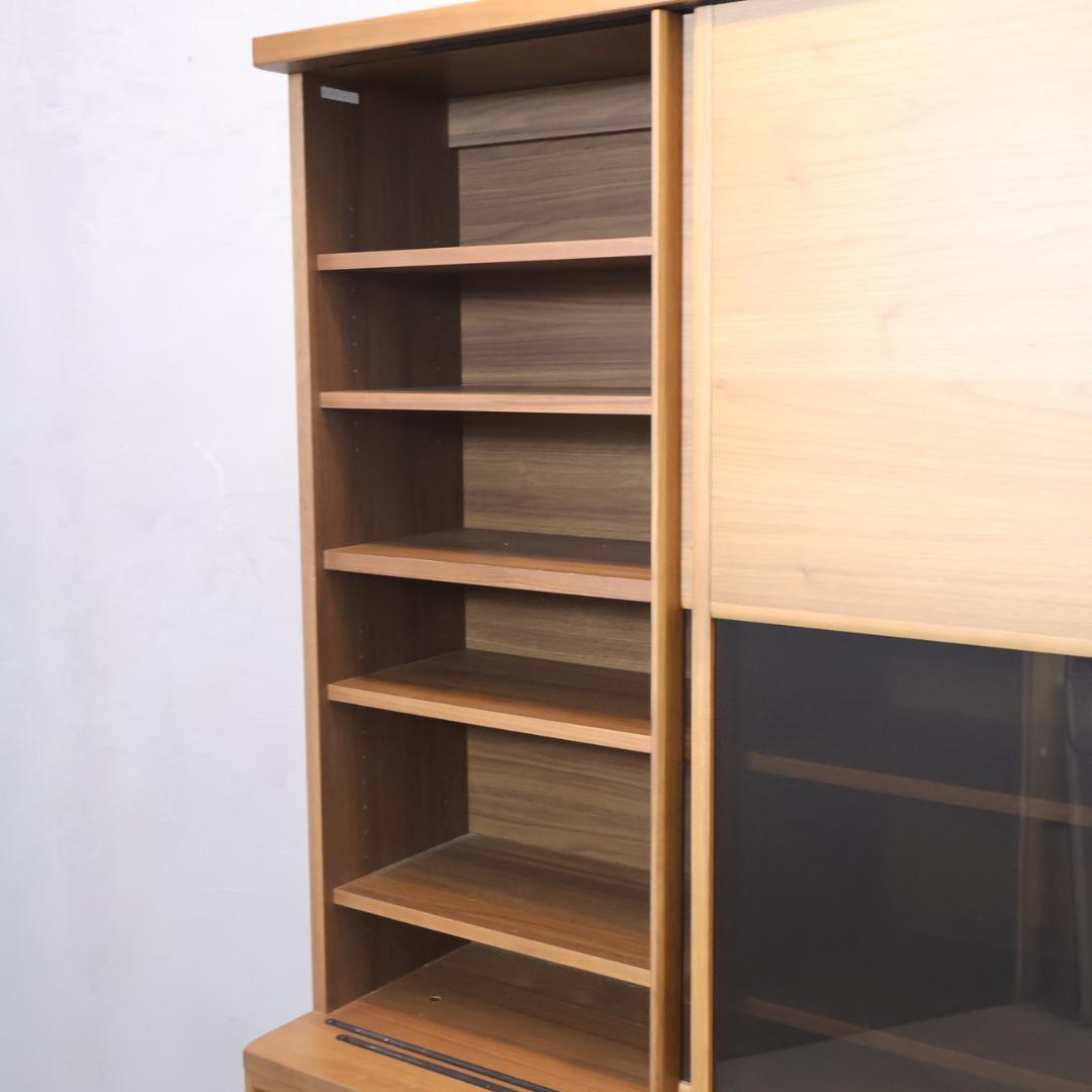 karimoku カリモク ウォールナット材 食器棚 カップボード キッチン収納